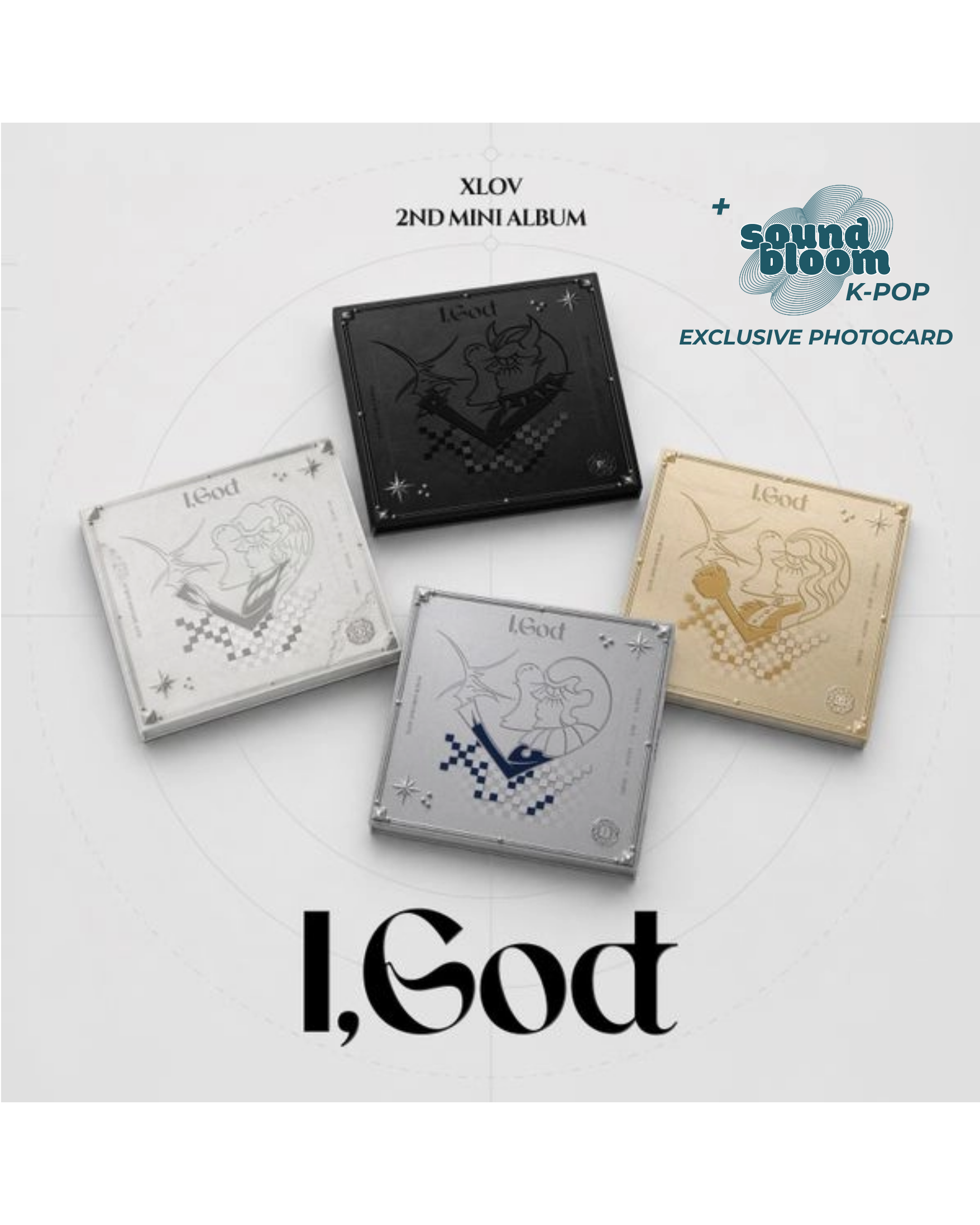 PRE-ORDER) XLOV - I,GOD 2ND MINI ALBUM (SOUNDBLOOM KPOP EXCLUSIVE